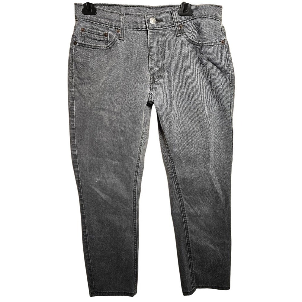 Levis 541‎ jeans Mens 30x30  Athletic Taper Gray faded Denim Stretch. 722